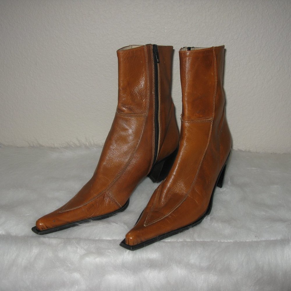 Lavorazione Artigiana Brown Leather Boot